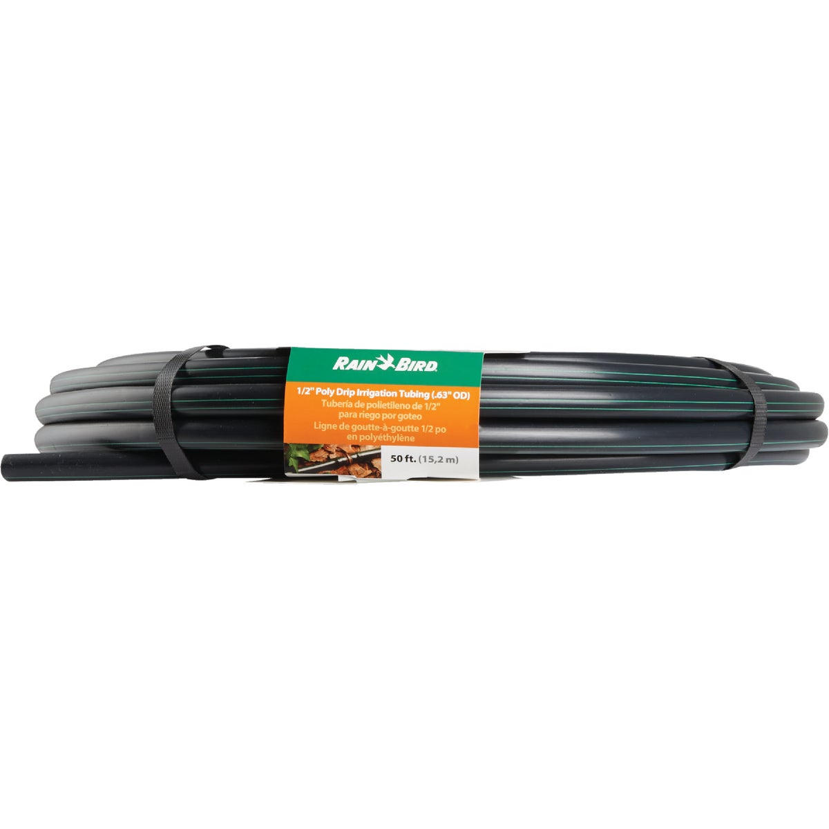 Rain Bird 1/2 In. X 50 Ft. Black Plastic Blank Drip Tubing