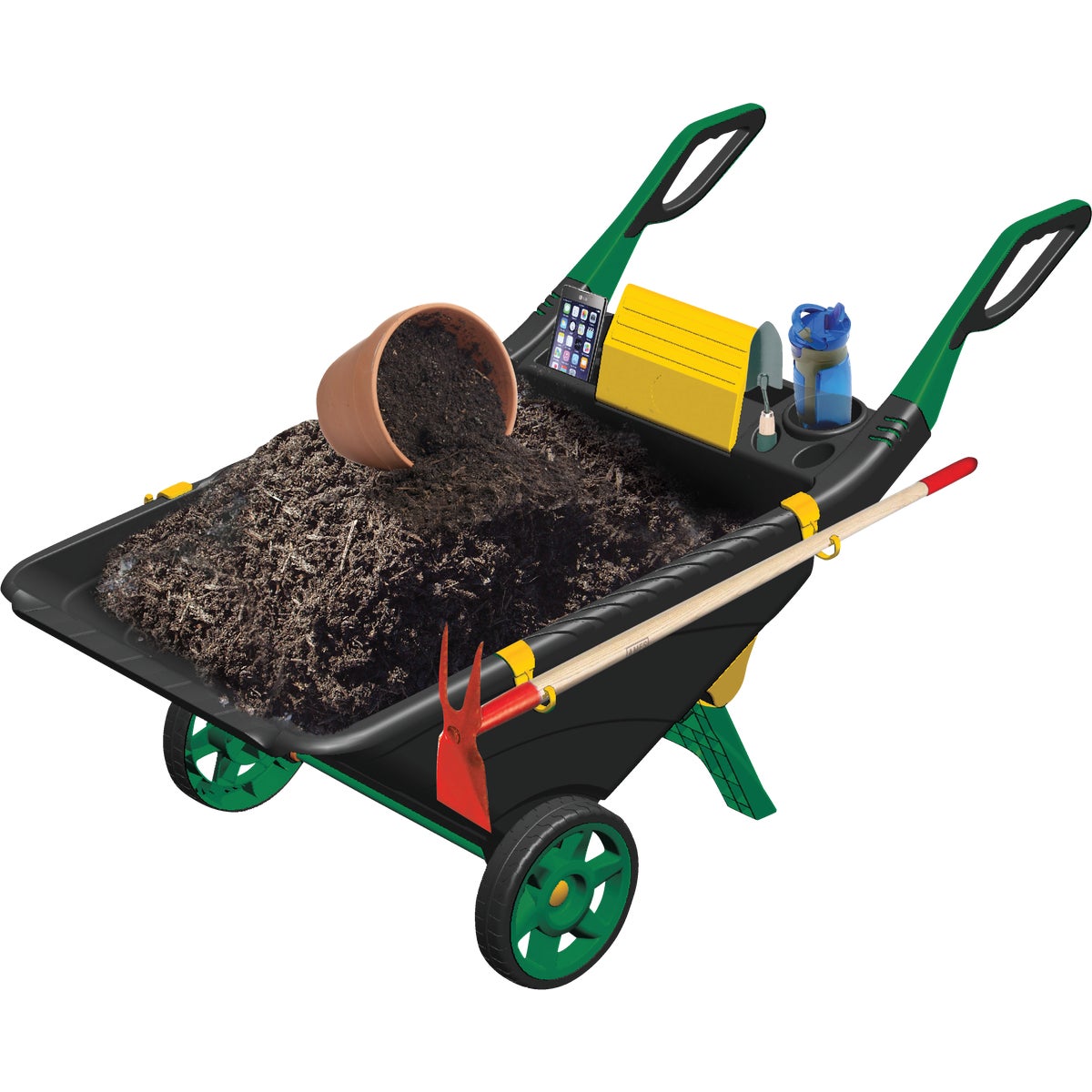 Miracle-Gro Roll It All 2.8 Cu. Ft. 175 Lb. Poly Garden Cart