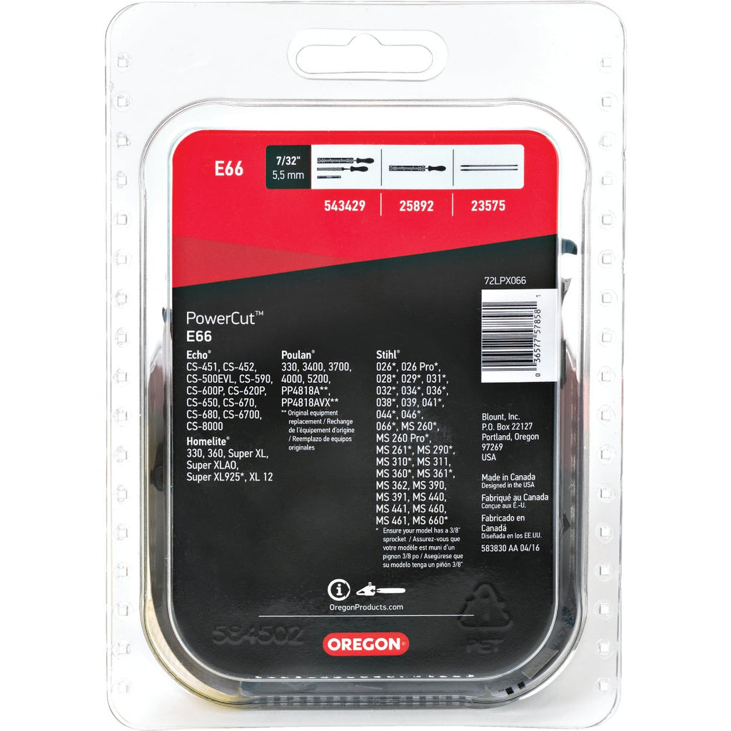 Oregon PowerCut E66 18 In. Chainsaw Chain