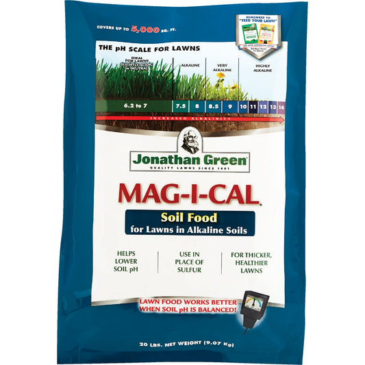 Jonathan Green MAG-I-CAL 20 Lb. 5000 Sq. Ft. 15% Calcium Lawn Fertilizer for Alkaline Soil