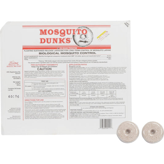 Mosquito Dunks Ready To Use Tablet Mosquito Killer (20-Pack)