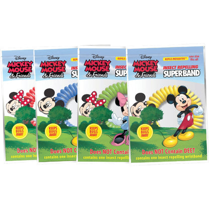 Evergreen Products Disney Assorted Color Insect Repelling Wristband