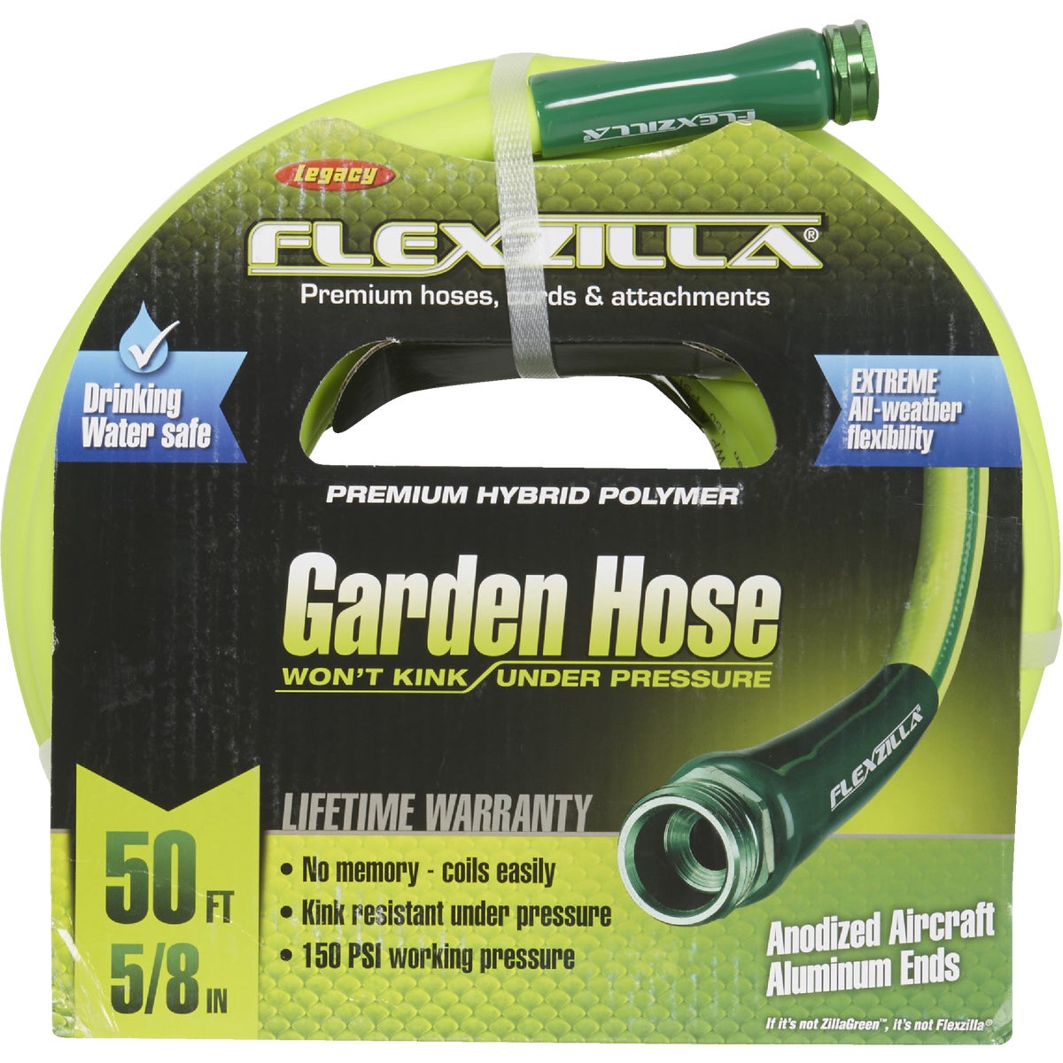 Flexzilla 5/8 In. Dia. x 50 Ft. L. Drinking Water Safe Garden Hose