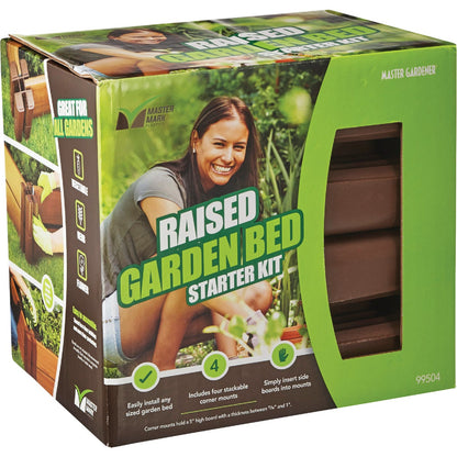 Master Mark 5-1/2 In. Brown Plastic Raised Garden Bed Starter Kit