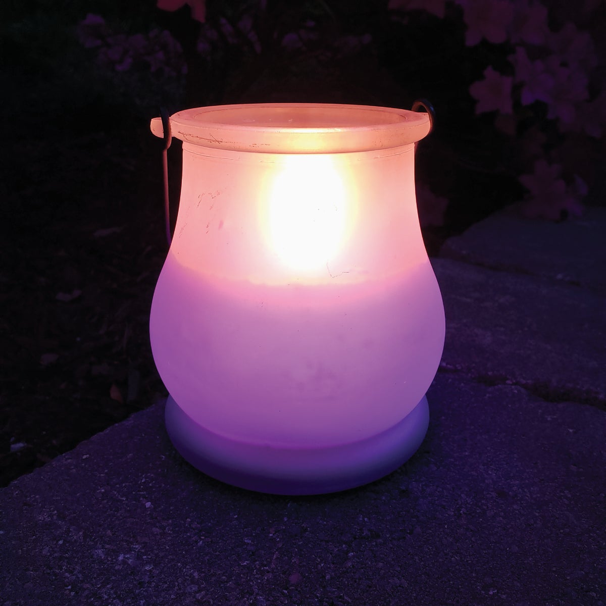 Luminite 7.1 Oz. 1-Wick Color Changing Citronella Candle