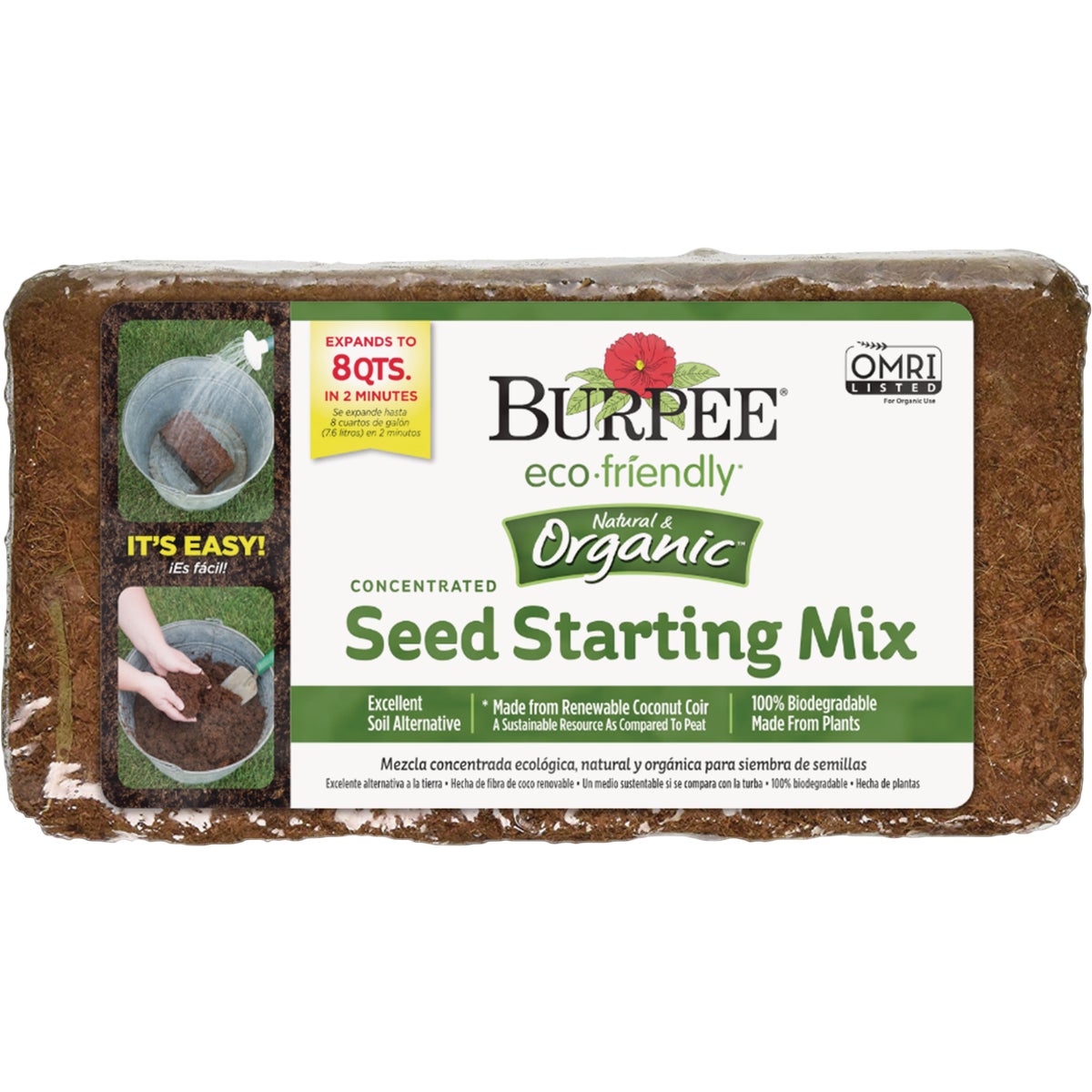 Burpee 8 Qt. 1-1/2 Lb. Concentrated Seed Starting Mix