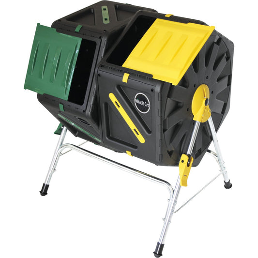 Miracle-Gro Dual Chamber Tumbling Composter (37-Gallon)