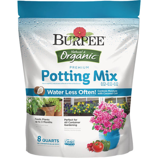 Burpee Natural & Organic 8 Qt. 6-1/2 Lb. Potting Mix