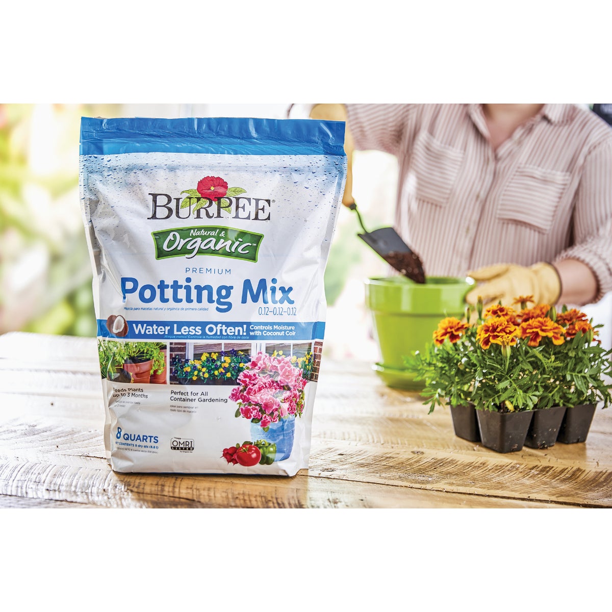 Burpee Natural & Organic 8 Qt. 6-1/2 Lb. Potting Mix