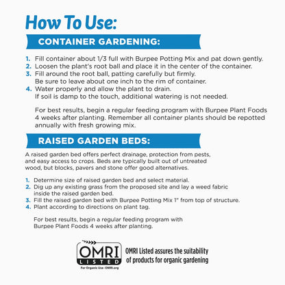 Burpee Natural & Organic 8 Qt. 6-1/2 Lb. Potting Mix