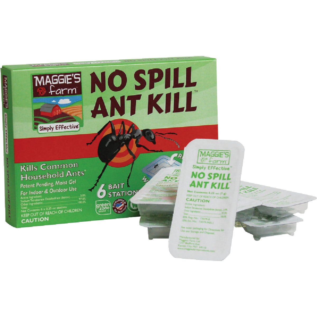 Maggie's Farm 2.4 Oz. Gel Ant Bait Station (6-Pack)