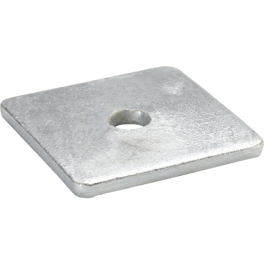 Grip-Rite 1/2 In. Steel Hot Galvanized Square Washer (50 Ct.)