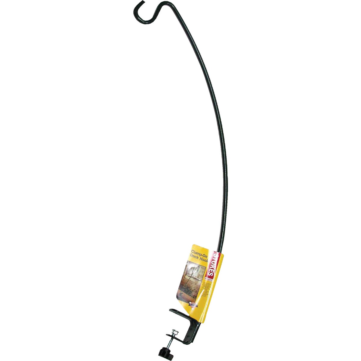 Stokes Select 33 In. Black Deck Clamp Bird Feeder Hook