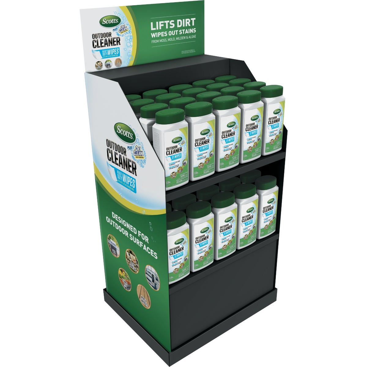 Scotts 25 Ct. Outdoor Cleaner Wipes Plus OxiClean