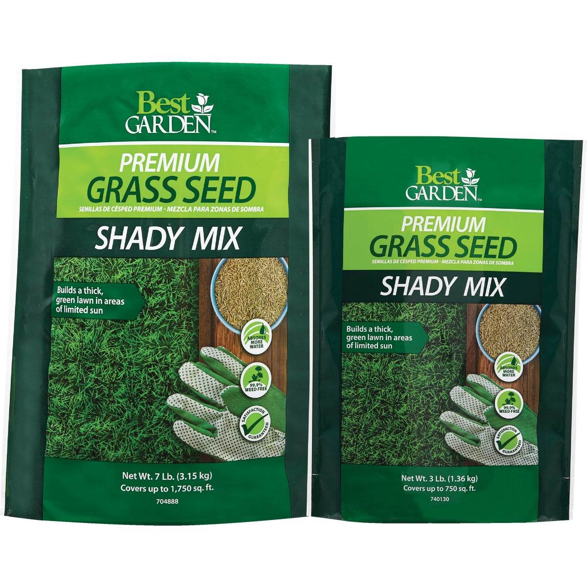 Best Garden 7 Lb. 1750 Sq. Ft. Coverage Shady Grass Seed