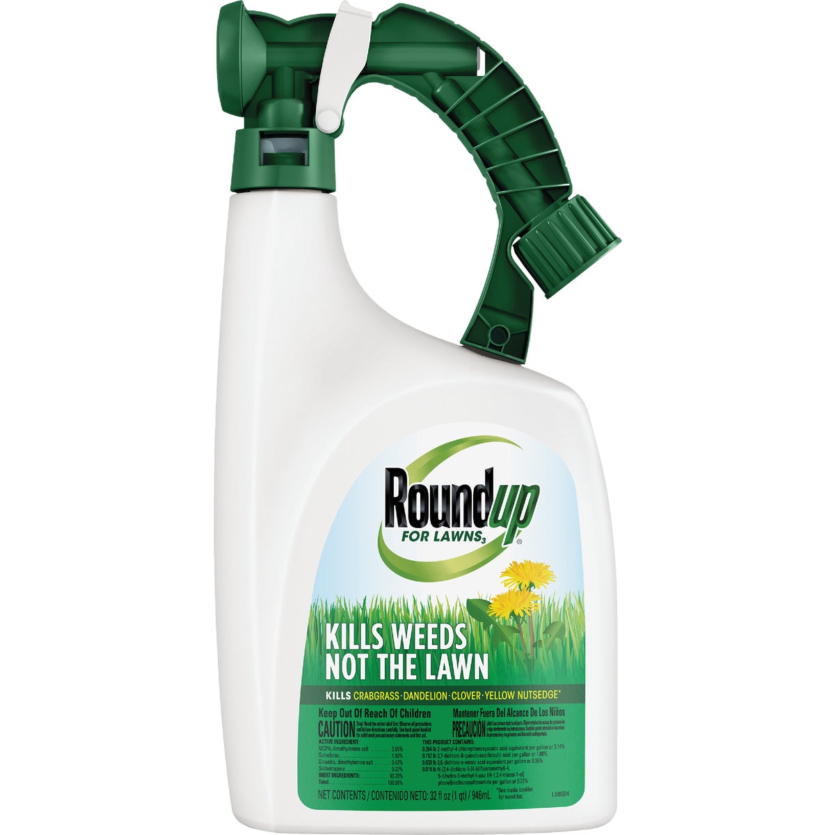 Roundup For Lawns 32 Oz. Ready To Spray Northern Formula Weed Killer