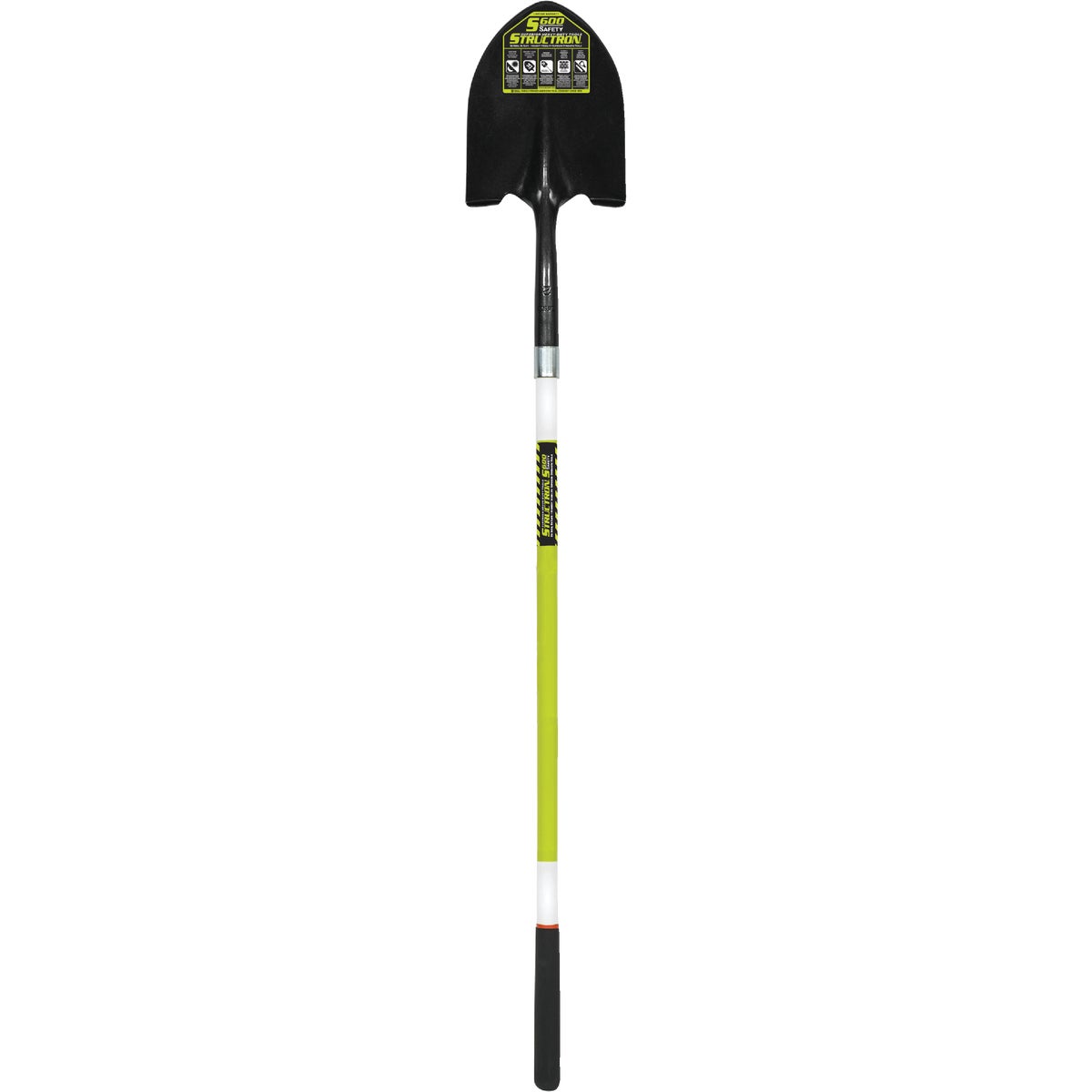 Structron S600 Safety 48 In. Fiberglass Handle Round Point Shovel