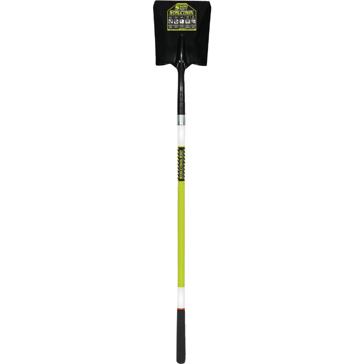 Structron S600 Safety 48 In. Fiberglass Handle Square Point Shovel