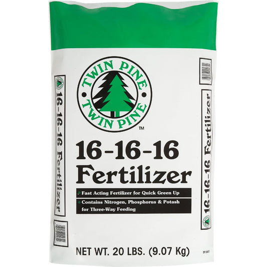 Twin Pine 20 Lb. Variable Coverage 16-16-16 All Purpose Fertilizer