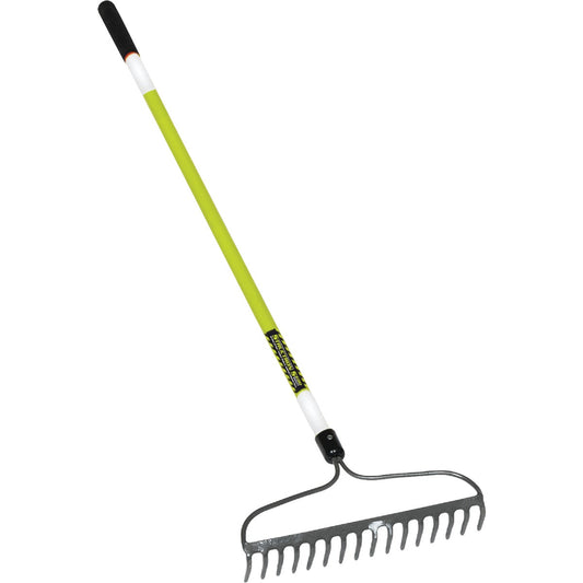 Structron S600 Safety 16 In. Steel Bow Garden Rake (16-Tine)