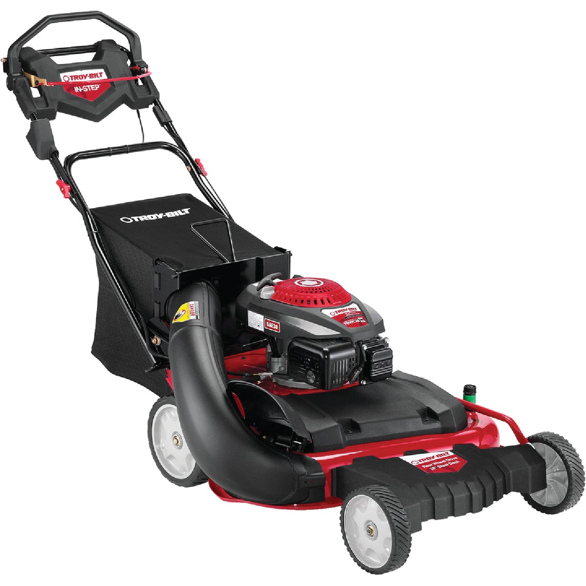 Troy-Bilt 28 In. 195cc OHV Powermore Wide Cut Self-Propelled Gas Lawn Mower