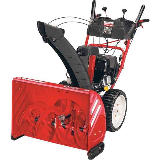 Troy-Bilt Storm 2890 243cc 28 In. Electric Start Two-Stage Gas Snow Blower with Power Steering and Airless Tires