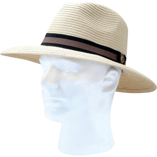 Slogger Unisex Light Brown Straw Sun Hat