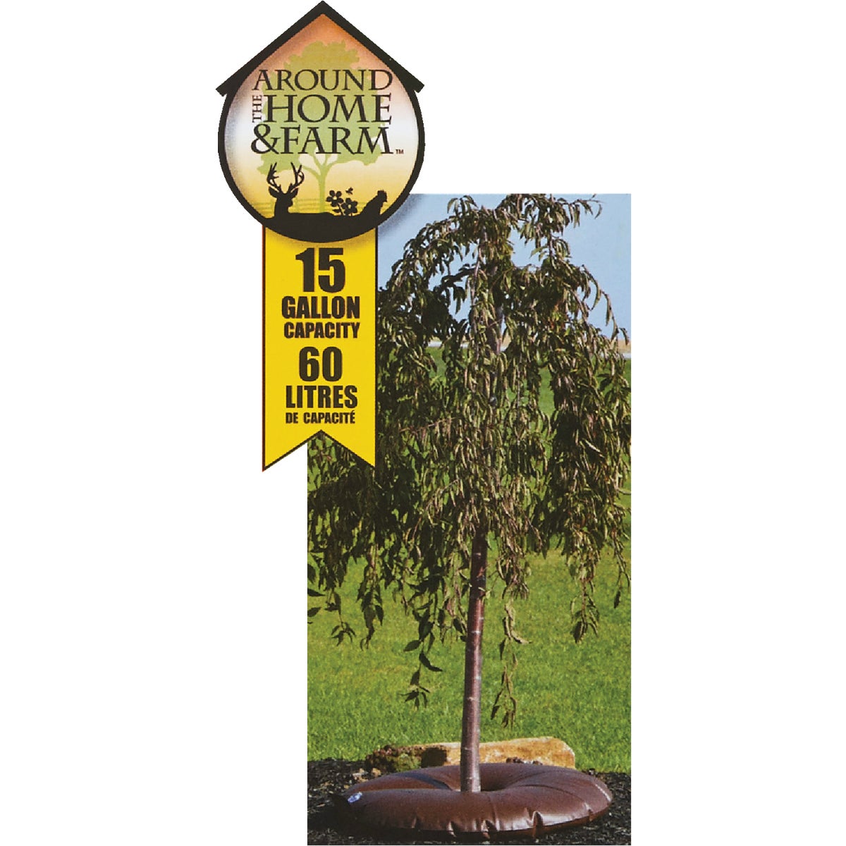 Arbor Springs Brown 15 Gal. Plastic Tree Watering Bag