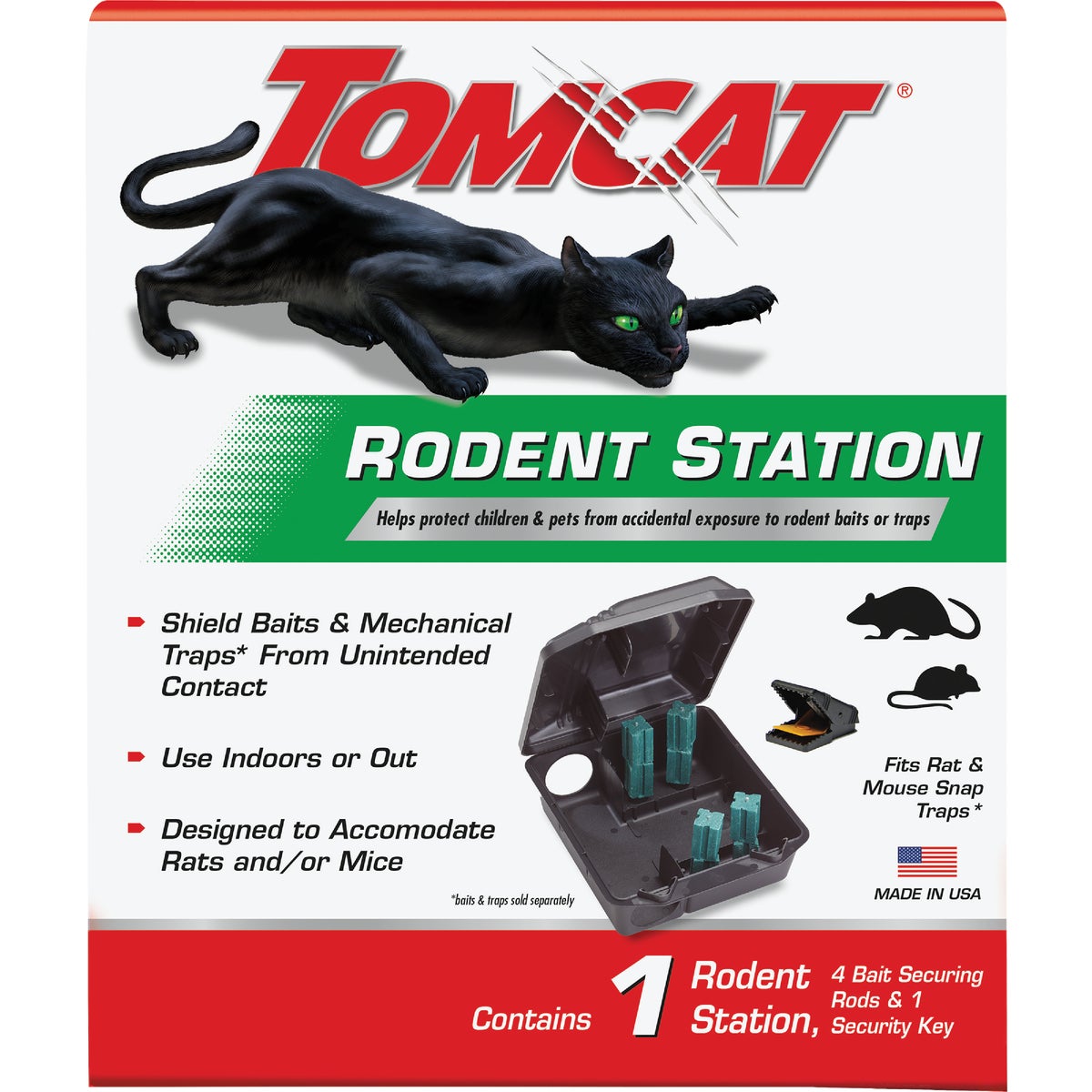 Tomat Refillable Rodent Bait Station