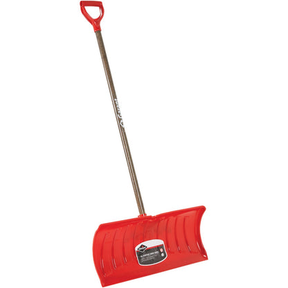 Garant Nordic 26 In. Poly Snow Pusher with 46.25 In. Wood Handle