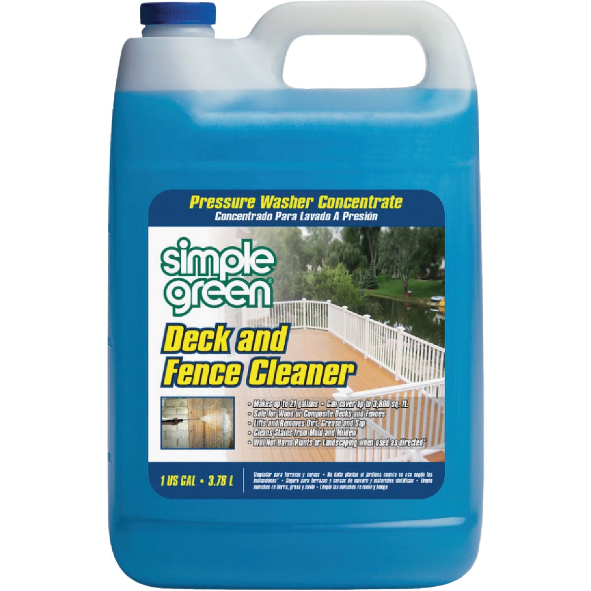 Simple Green 1 Gal. Deck & Fence Pressure Washer Concentrate Cleaner