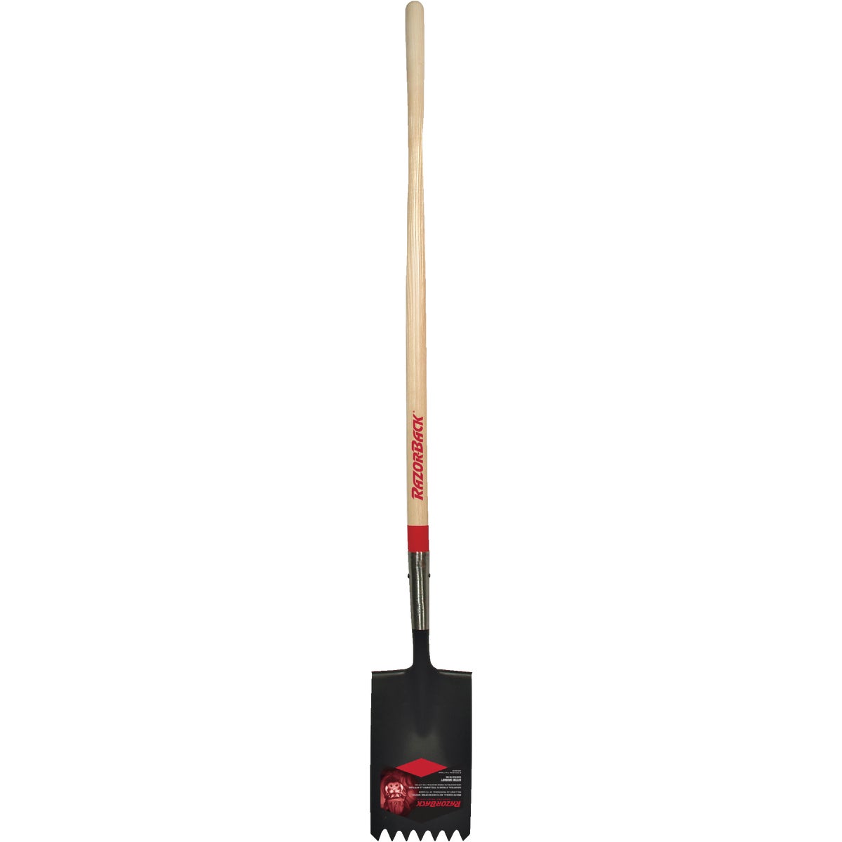 Razor-Back 48 In. Wood Handle Square Point Roof Shovel