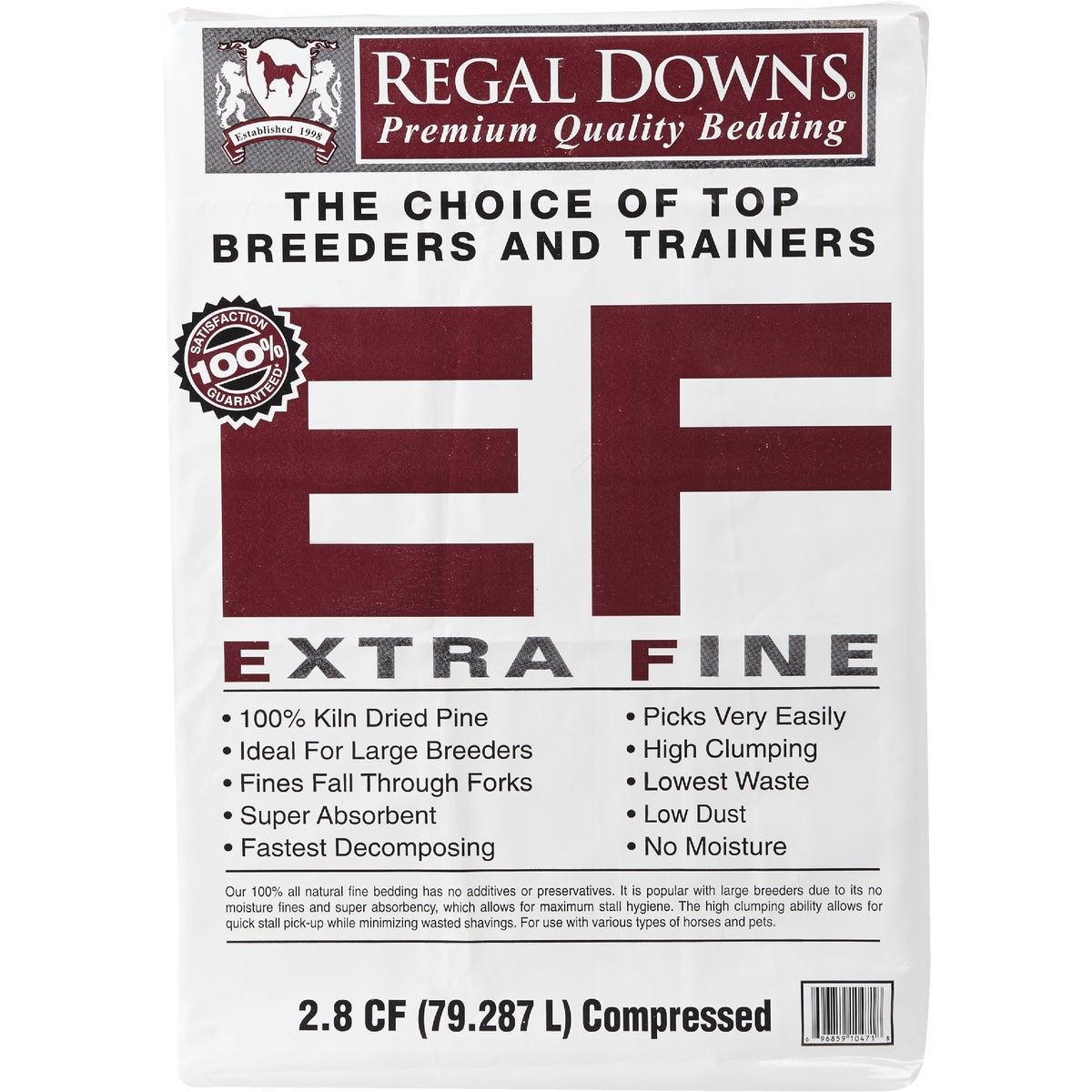 Regal Downs 2.5 Cu. Ft. Extra Fine Bedding Stall Shavings