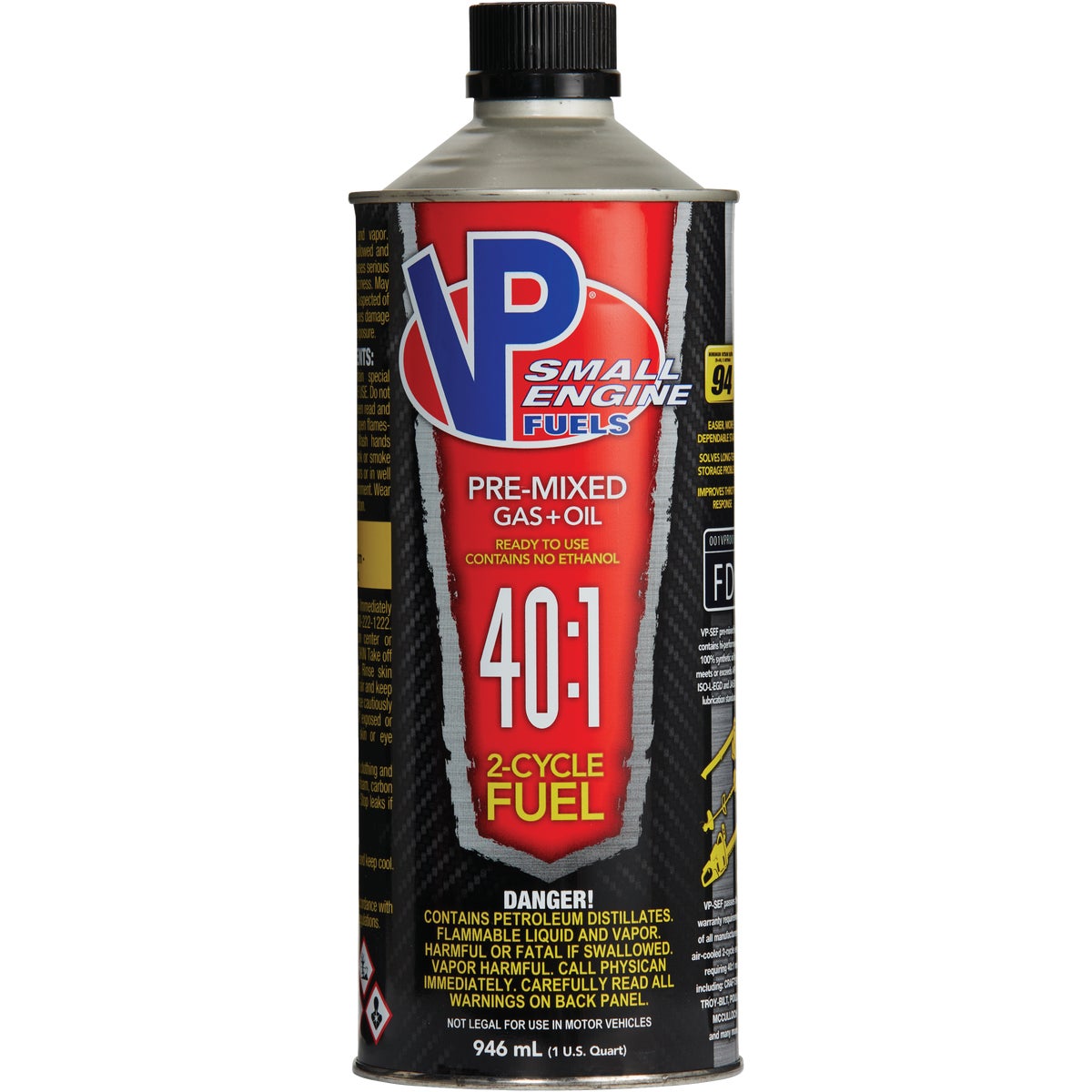 VP Small Engine Fuels 32 Oz. 40:1 Ethanol-Free Gas & Oil Pre-Mix