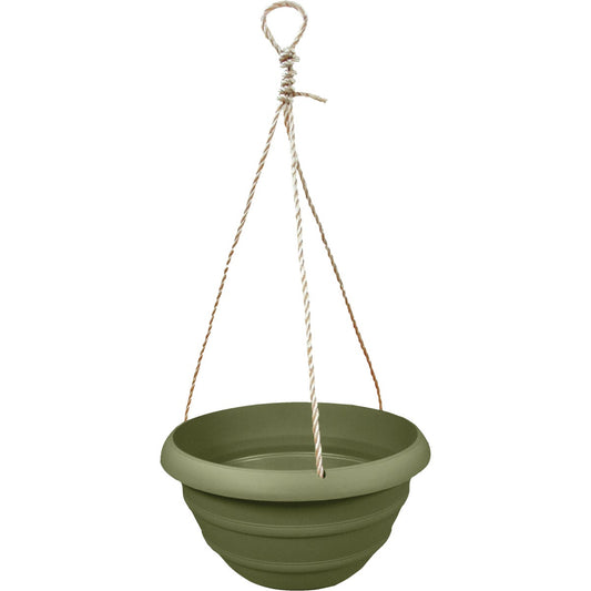 Akro-Mils Marina 12 In. Poly Slate Green Planter