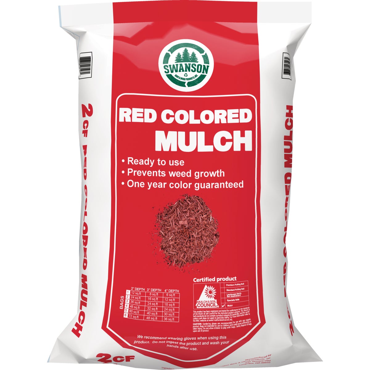 Swanson 2 Cu. Ft. Red Colored Mulch