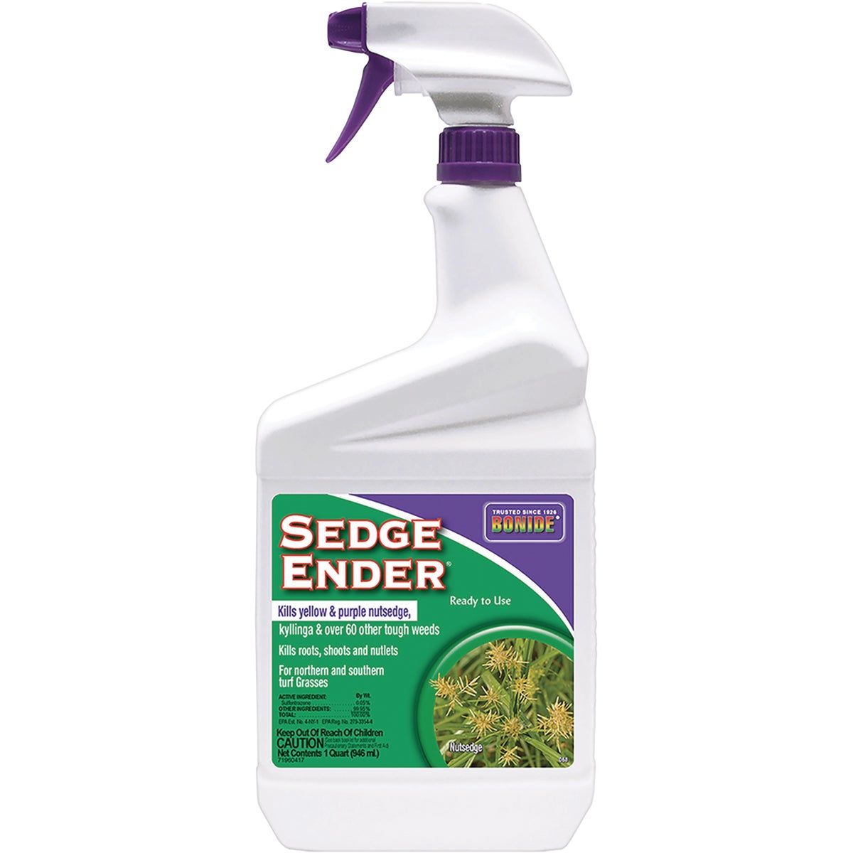 Bonide Sedge Ender 1 Qt. Ready To Use Trigger Spray Nutsedge & Crabgrass Killer