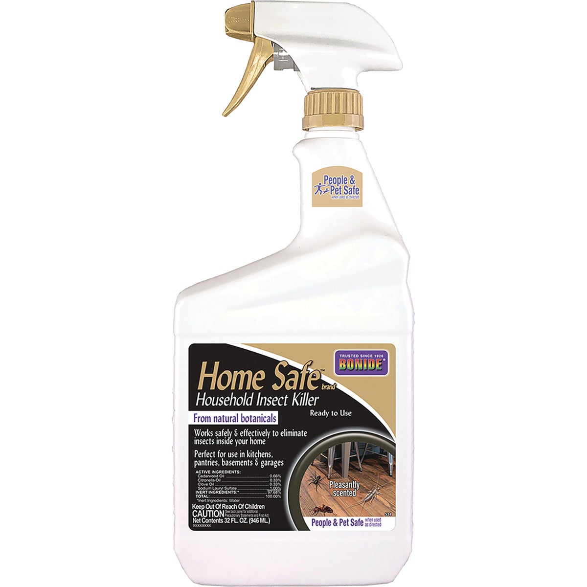 Bonide Home Safe 32 Oz. Ready To Use Trigger Spray Natural Insect Killer