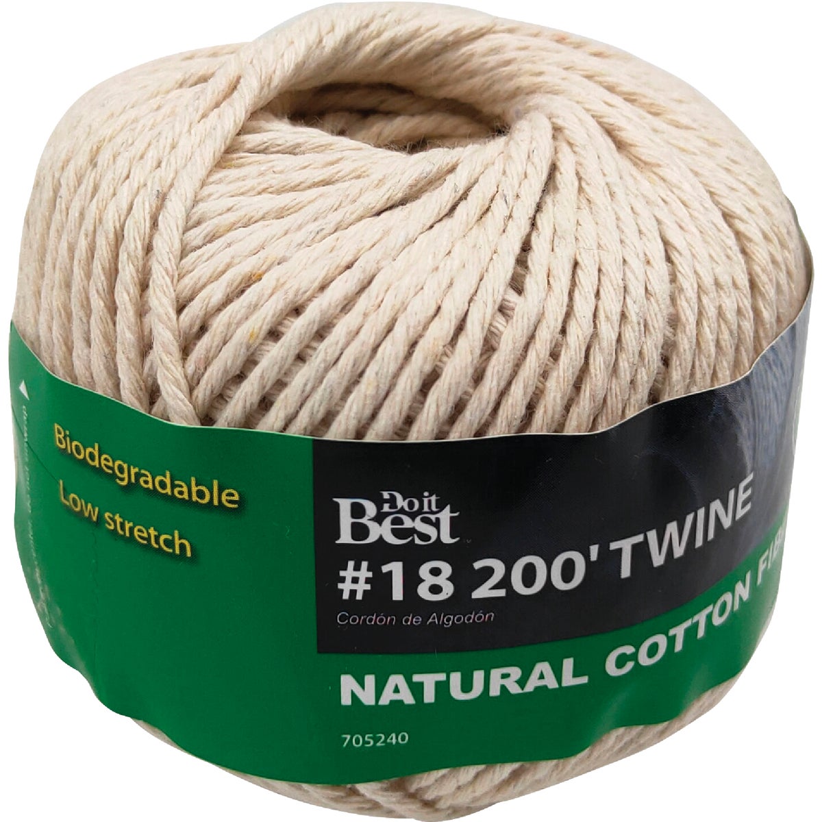 Do it Best #18 x 200 Ft. Natural Cotton Twine