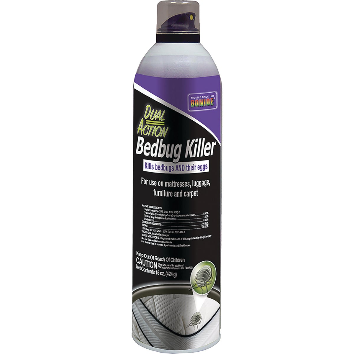 Bonide 15 Oz. Aerosol Spray Dual Action Bedbug Killer