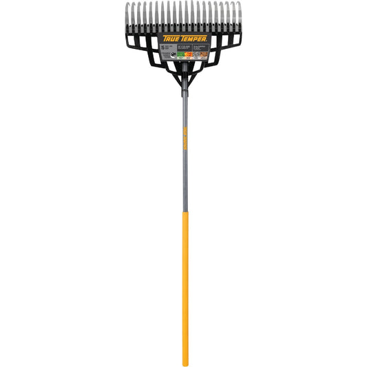 True Temper 20 In. Multi-Purpose Leaf Rake (20-Tine)