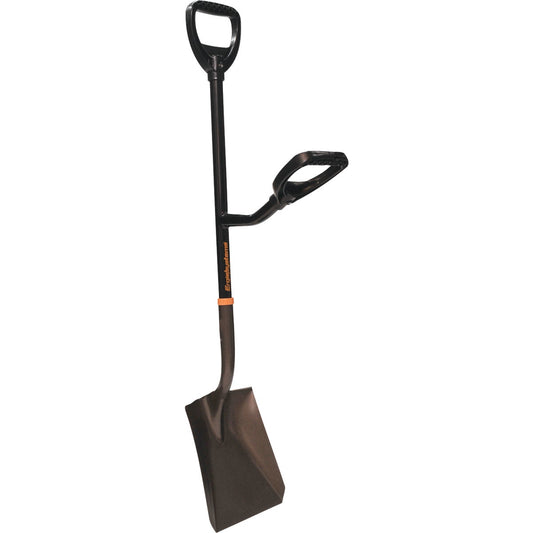 Ergiesystems 30 In. Steel Handle Square Point Shovel