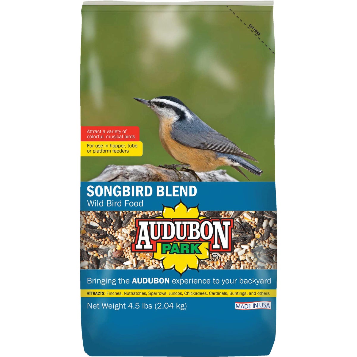 Audubon Park 4.5 Lb. Songbird Blend Wild Bird Food