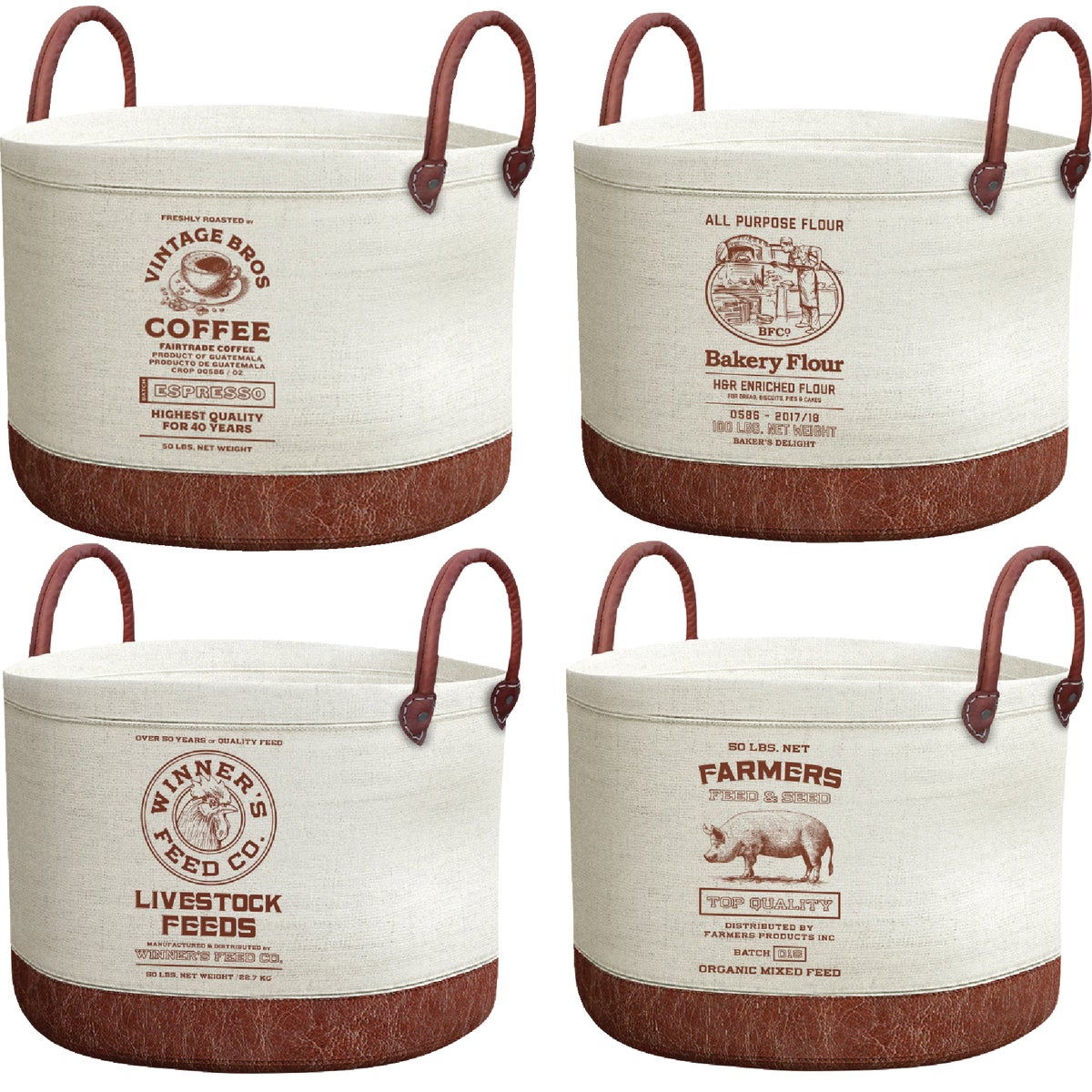 Panacea Canvas 10 Gal. Vintage Grow Pot