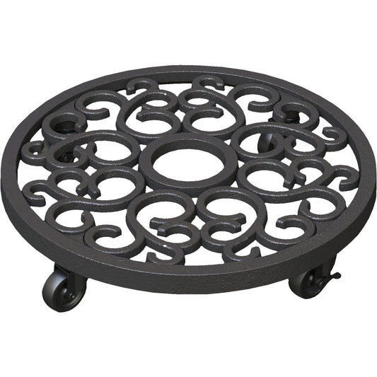 Panacea 300 Lb. Capacity 12 In. Cast Iron Plant Caddy