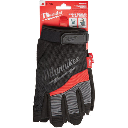 Milwaukee Performance Unisex XL Synthetic Fingerless Work Glove