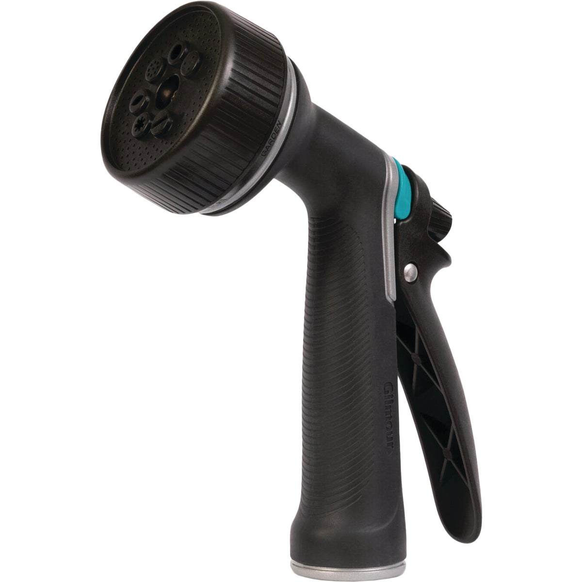 Gilmour Metal Multi 8-Pattern Nozzle, Black & Green
