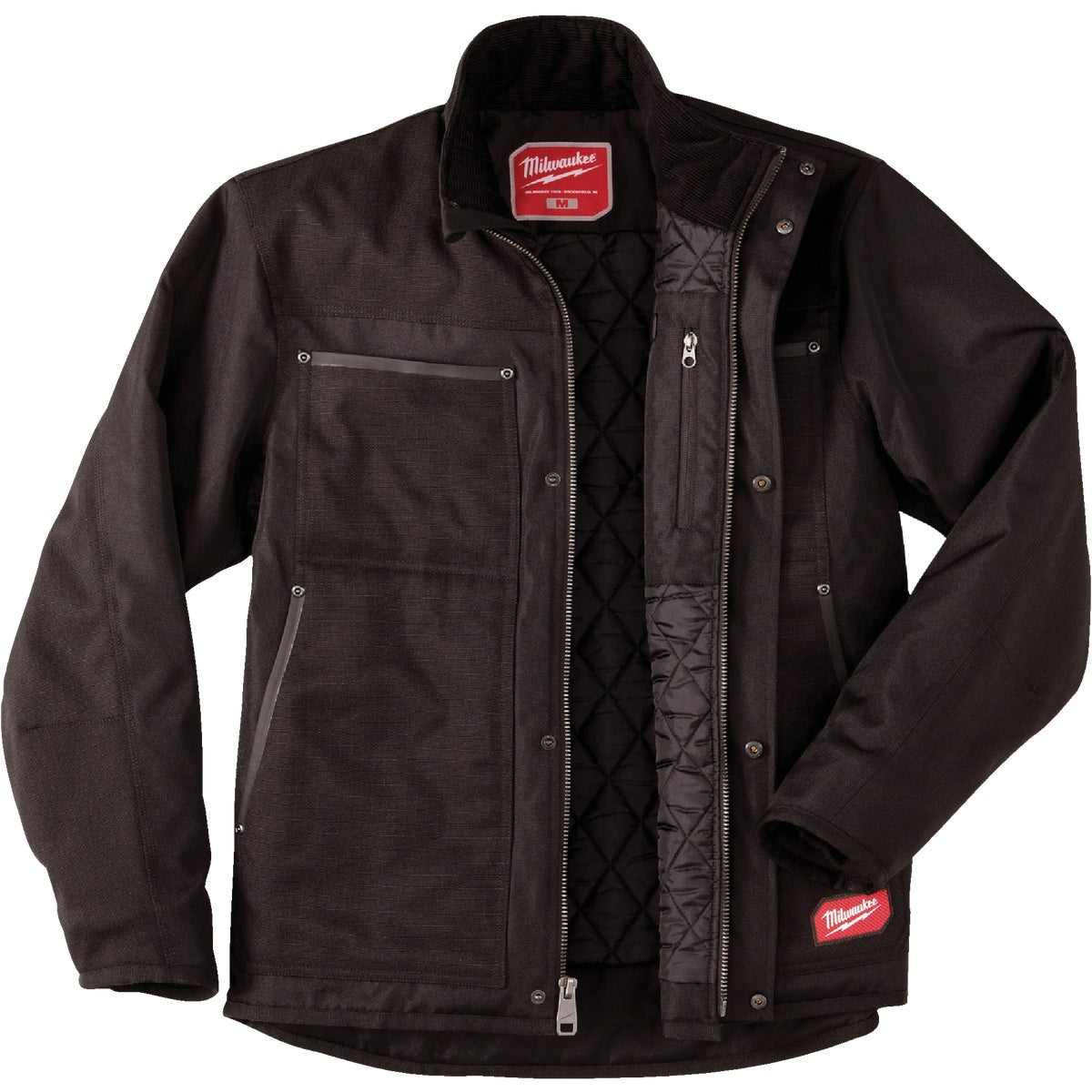 Milwaukee Gridiron Large Black Polyester Jacket