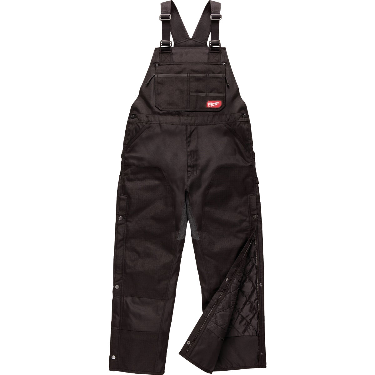 Milwaukee Gridiron Large Black Polyester Bib Overalls