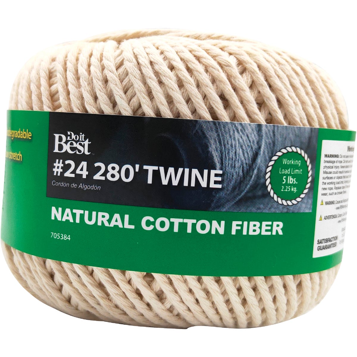 Do it Best #24 x 280 Ft. Natural Cotton Twine